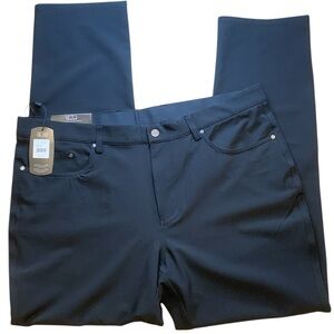 Greg Norman Classic Fit Stretch Pants Black Size 36x30 NWT Golf Career Dress